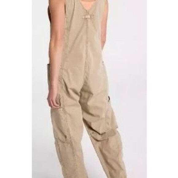 Alpine Design Jumpsuit Size XS Overalls Beige Oversized NWT $88 Women's - Picture 2 of 16